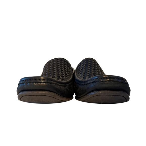 Donald Pliner Doug Woven Leather Loafer Shoes Mens Sz 10 Black main image 11